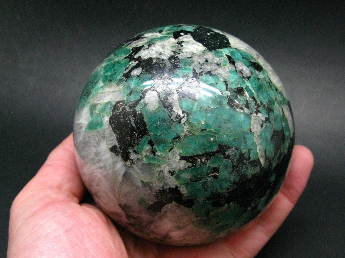 Emerald Sphere Ball From Russia - 4.0" - 1308 Grams