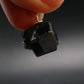 Sharp Black Melanite Andradite Garnet Silver Pendant From Mali - 0.7" - 3.92 Grams