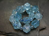 Blue Topaz Genuine Bracelet ~ 7 Inches ~ 10mm Facetted Beads