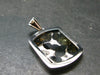 Rare Brahin Meteorite Slice With Olivine Pallasite Silver Pendant from Belarus - 1.2" - 4.36 Grams