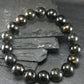 Nuumite Nuummite Genuine Bracelet ~ 7 Inches ~ 10mm Round Beads