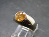 Fabulous Untreated Faceted Gem Imperial Topaz 925 Silver Ring from Brazil - Size 6.25 - 6.30 Grams