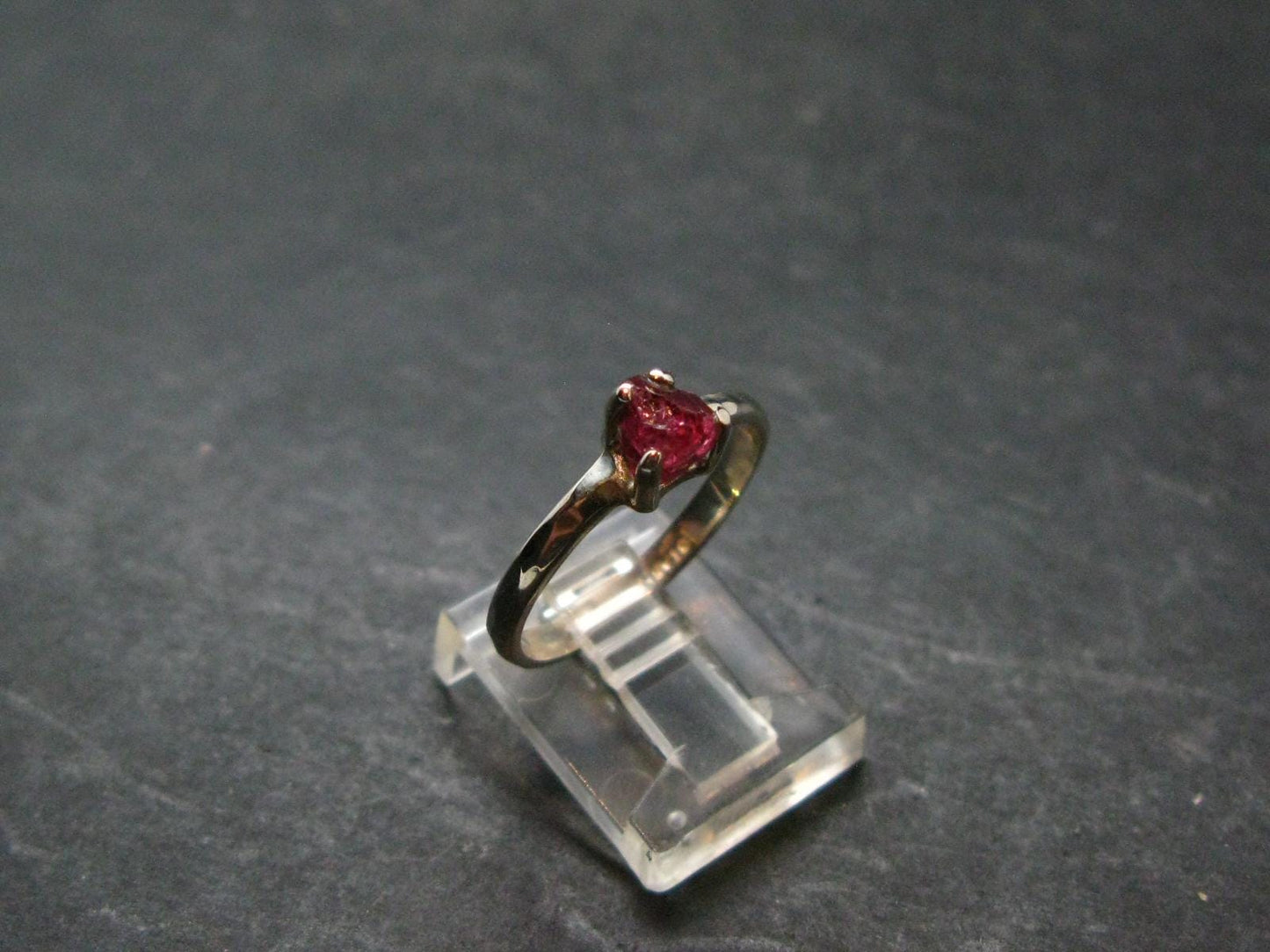 Spinel Ring From Tanzania - Size 7.5 - 2.05 Grams