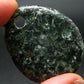 Polished Seraphinite Clinochlore Metal Free Pendant From Russia - 1.6"