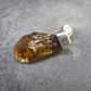 Natural Unheated Citrine Sterling Silver Pendant from Zambia - 1.1" - 2.50 Grams
