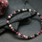 Eudyalite Eudialyte & Aegirine Genuine Bracelet ~ 7 Inches ~ 4mm Round Beads