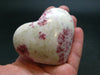 Large Cinnabar in Quartz Heart from Peru - 132.91 Grams - 2.5"