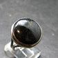 Real!! Very Rare Nuumite Nuummite Sterling Silver Ring from Greenland - 7.75 Grams - Size 8