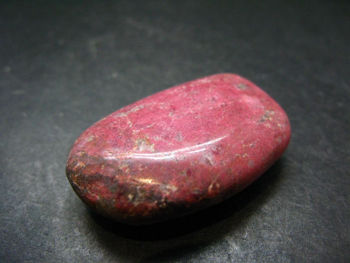 Rare Red Thulite Piece From Norway - 1.8" - 37.17 Grams