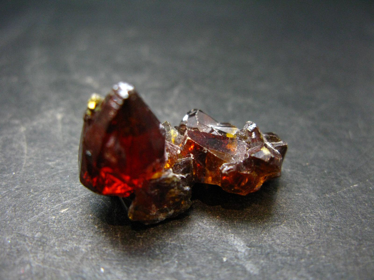 Stunning Fire Red Zincite Zinkite Cluster From Poland - 1.1" - 12.85 Grams