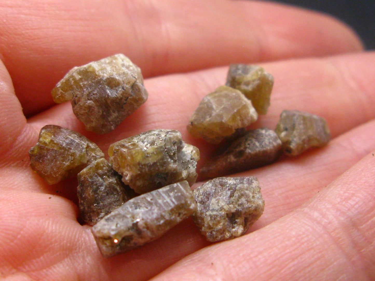 Lot of 10 Rare Parisite Crystals From Colombia - 5.65 Grams