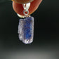 Tanzanite Pendant In Sterling Silver From Tanzania - 0.8" - 1.35 Grams
