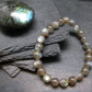 Labradorite Genuine Bracelet ~ 7 Inches ~ 8mm Round Beads