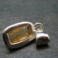 Imperial Topaz Crystal Silver Pendant from Brazil - 0.9" - 2.95 Grams