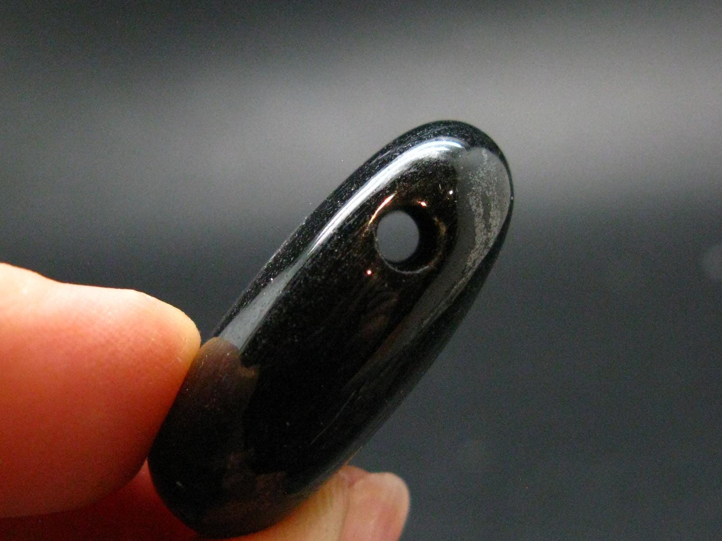 Rare ISUA Stone Metal Free Pendant From Greenland - 1.2" - 13.59 Grams