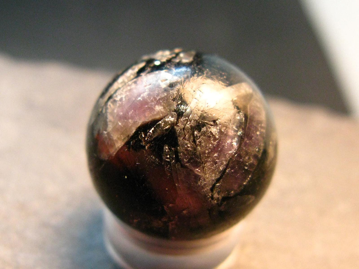 Rare Alexandrite Chrysoberyl Sphere Ball From Brazil - 11.92 Grams - 0.8"
