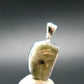 Phenakite Phenacite Crystal Silver Pendant From Brazil - 0.7" - 1.25 Grams