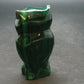 Malachite Owl Carving From Congo - 2.2" - 76.70 Grams