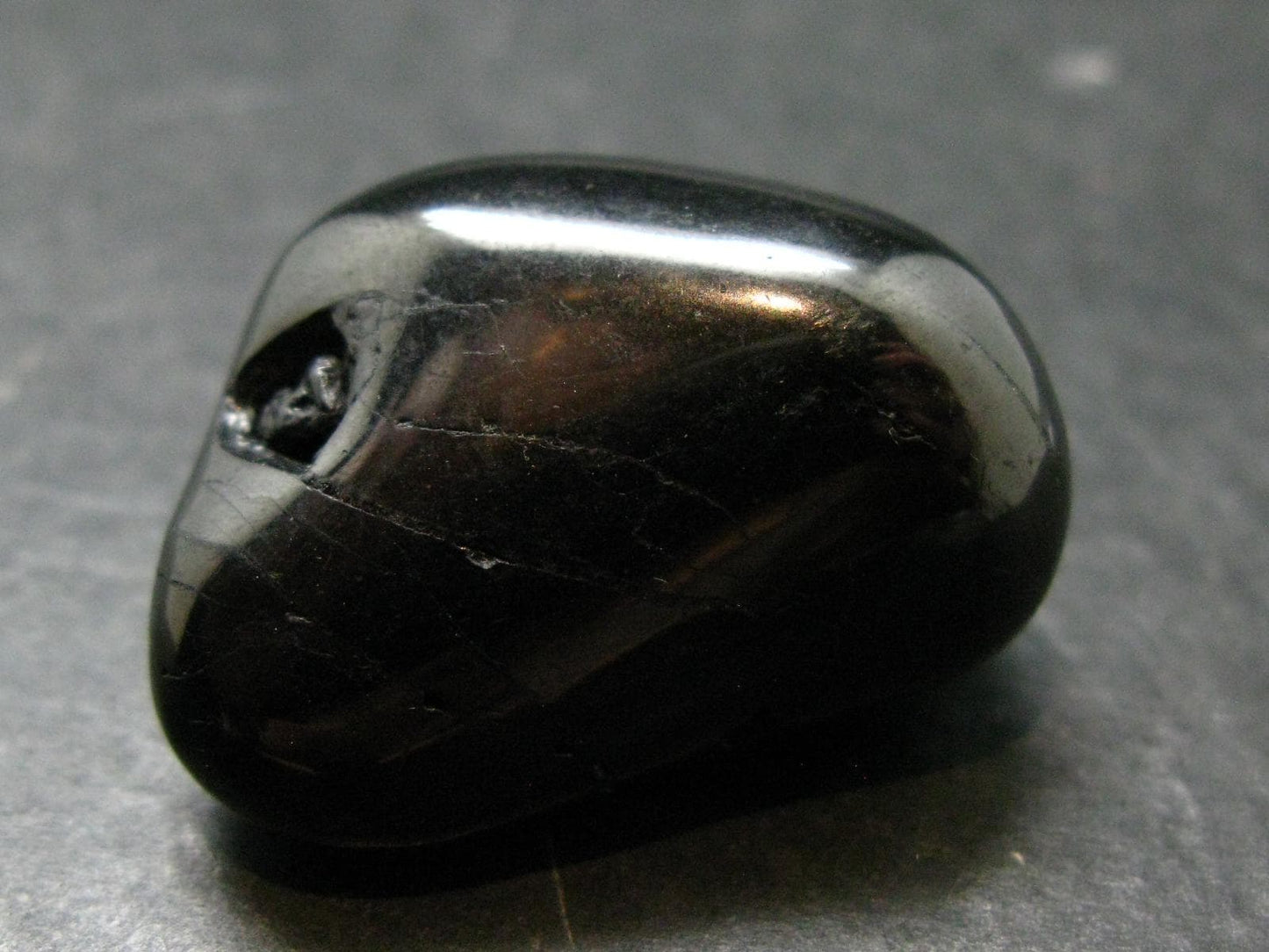 Elite Shungite Tumbled Piece from Russia - 1.4" - 17.69 Grams