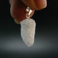 Natrolite Sterling Silver Pendant Necklace From Russia - 0.9" - 1.28 Grams