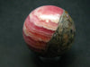 Rhodochrosite Sphere Ball from Argentina - 1.3" - 63.3 Grams