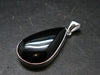 Black Onyx Silver Plated Pendant From Brazil - 7.39 Grams