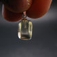 Bytownite Golden Labradorite Silver Pendant From Mexico - 0.8"