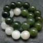 Multicolor Jade Jadeite Genuine Bracelet ~ 7 Inches ~ 8mm Round Beads