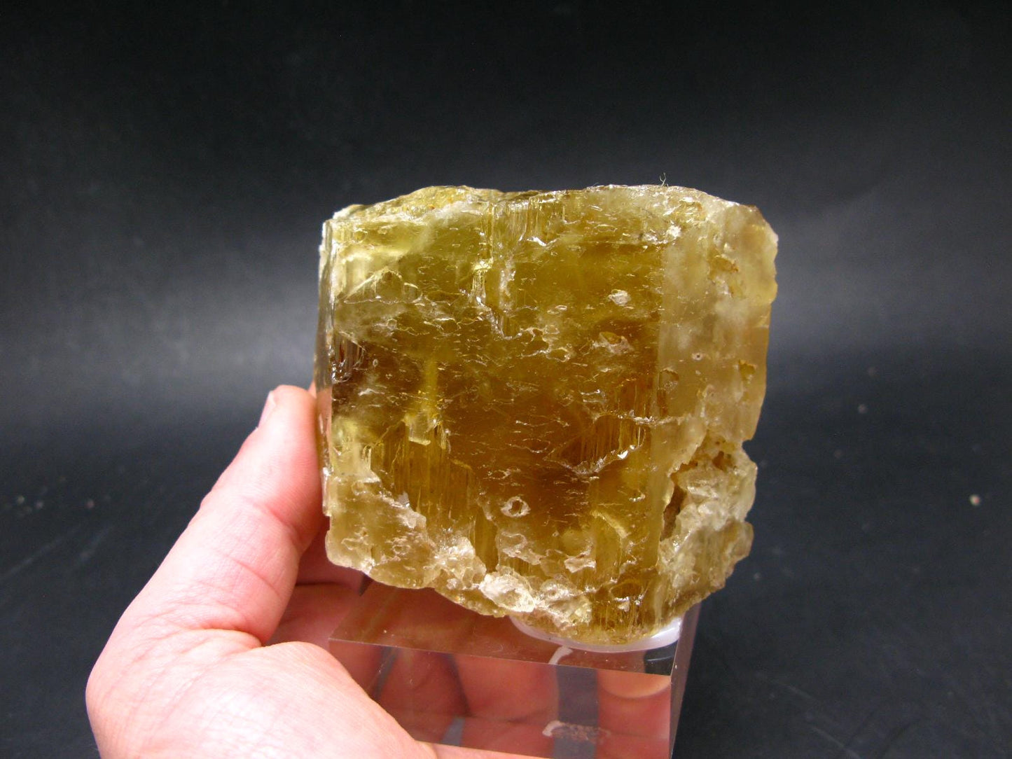 Heliodor (Yellow Beryl) Gem Crystal from Brazil - 548 Grams - 3.9"