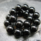 Black Obsidian Genuine Bracelet ~ 7 Inches ~ 10mm Round Beads