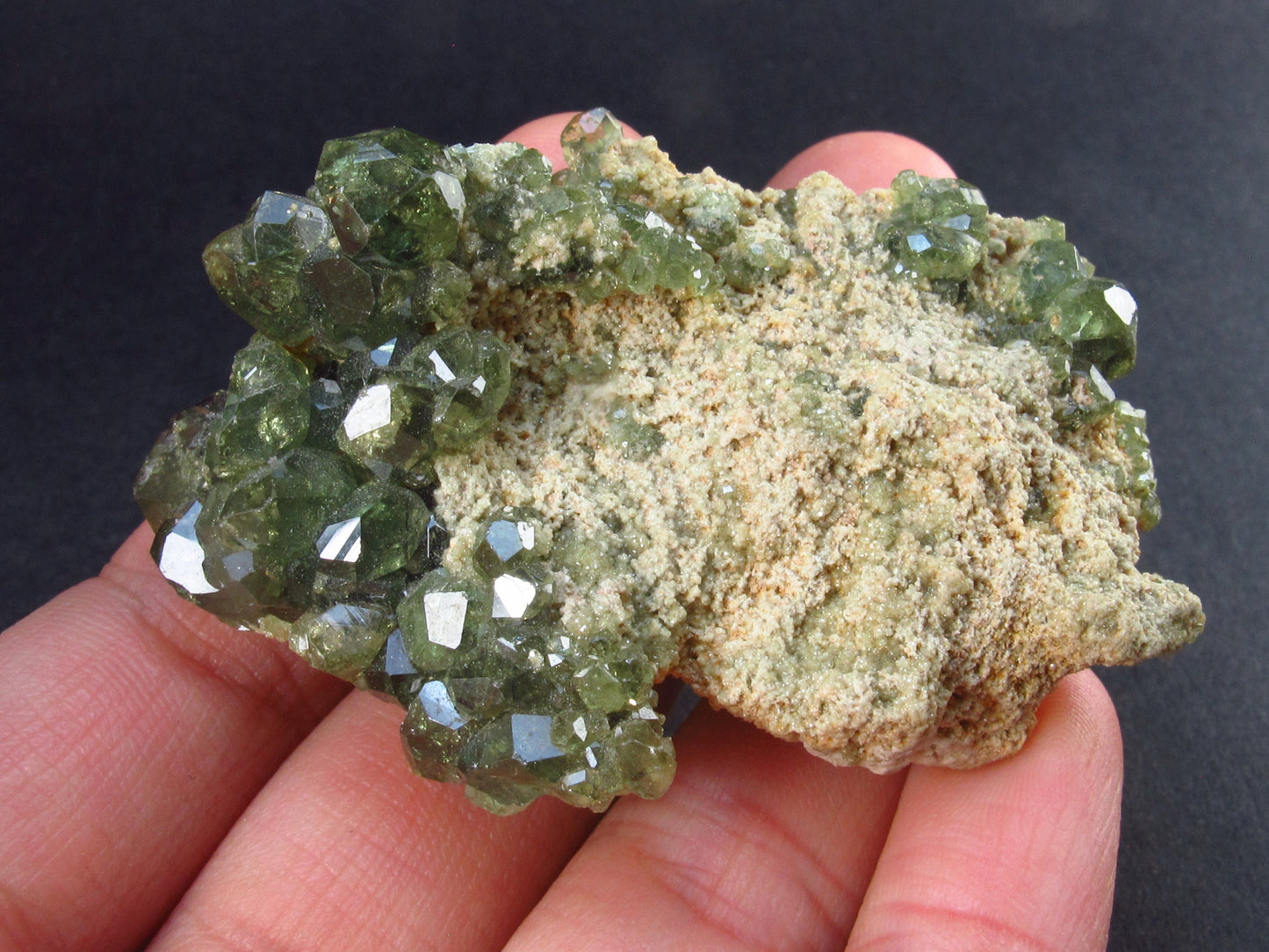 Rare Demantoid Garnet Cluster from Madagascar - 2.3" - 38.8 Grams