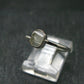Green Herderite Silver Ring From Brazil - 1.77 Grams - Size 7