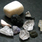 Synergy 12 Set Phenakite Moldavite Natrolite Petalite Danburite Tektite Scolecite Herderite Tanzanite Brookite 49.95 Gr