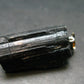 Black Tourmaline Schorl Silver Pendant From Brazil - 1.2"