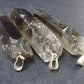 Lot of 3 Natural Large Terminated Smoky Quartz Crystal Pendants from Brazil