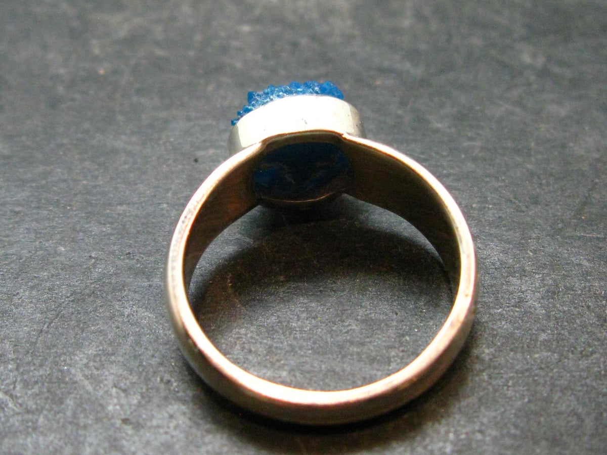 Cavansite Ring From India - 4.60 Grams - Size 7.5