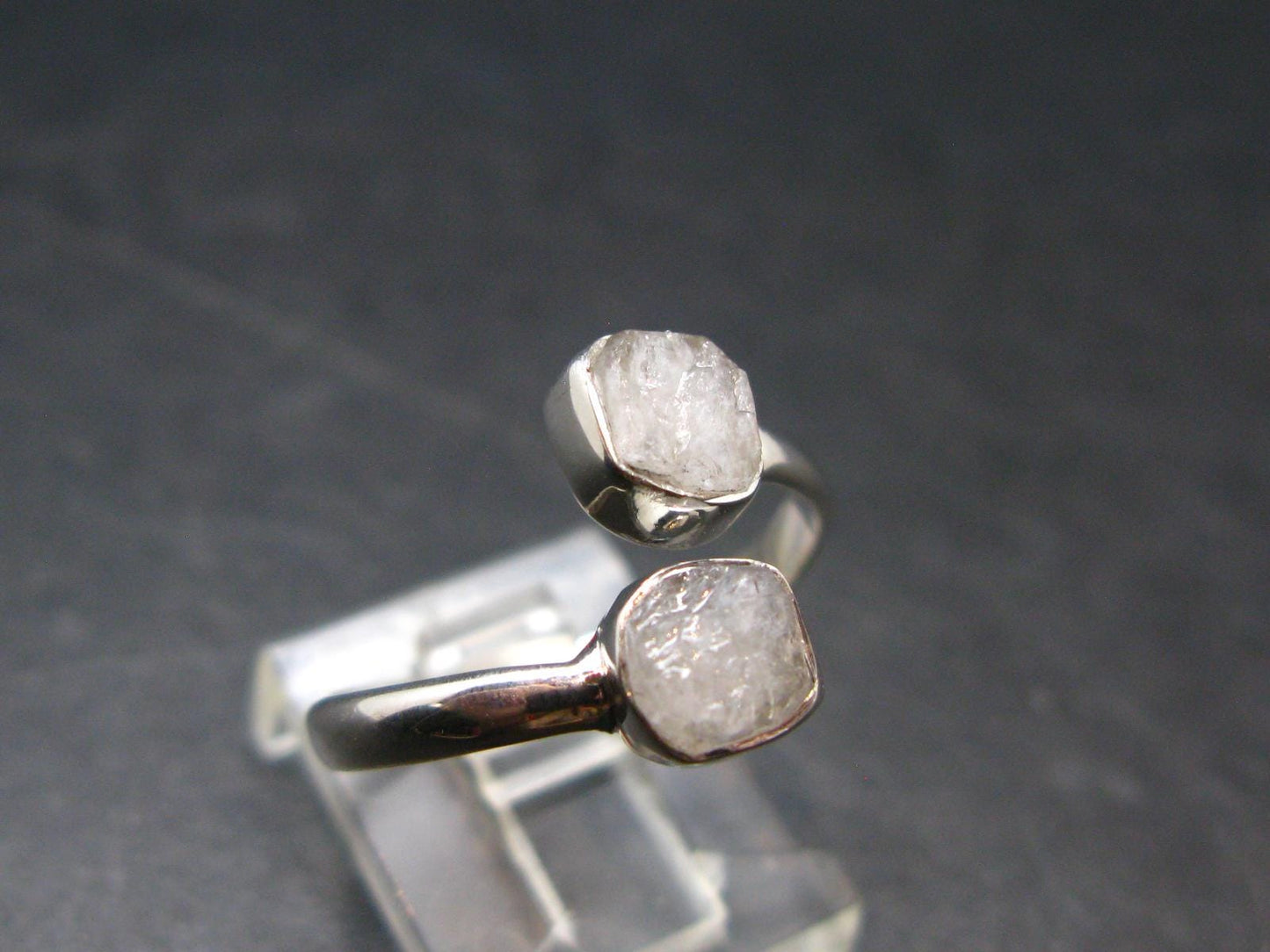 Natrolite Silver Ring From Russia - 2.15 Grams - Size 9
