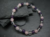 Clear Quartz, Rose Quartz & Amethyst Genuine Bracelet ~ 7 Inches ~ 6mm Round Beads