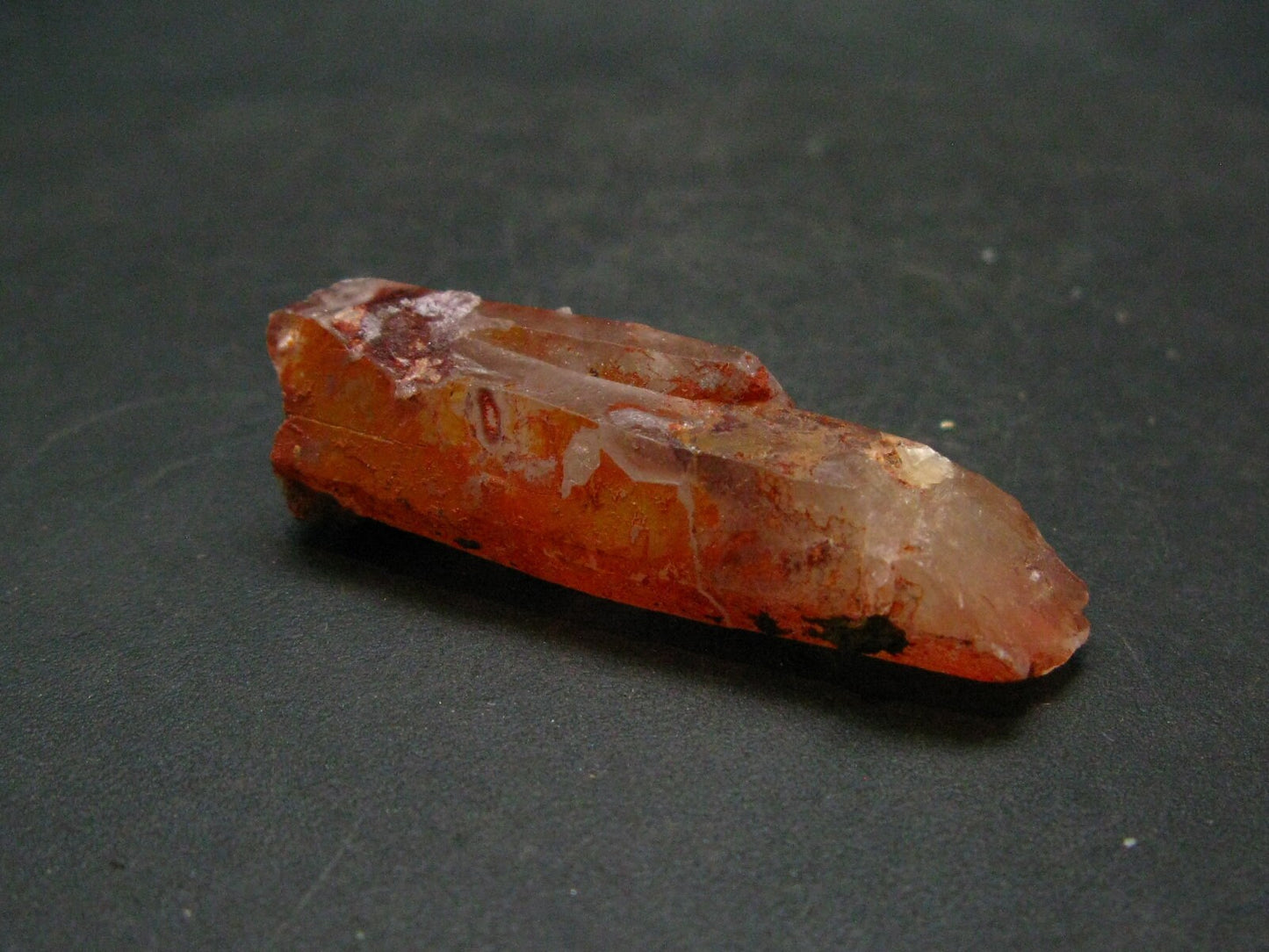 Tangerine Quartz Crystal Cluster From Brazil - 9.44 Grams - 1.7"