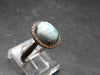 Larimar AAA Quality Sterling Silver Ring - Size 6 - 2.94 Grams