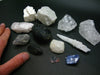 Synergy 12 Set Phenakite Moldavite Natrolite Petalite Danburite Tektite Scolecite Herderite Tanzanite Brookite 577.2Gr