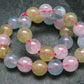 Aquamarine Morganite & Heliodor Genuine Bracelet ~ 7 Inches ~ 7mm Round Beads
