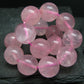 Rose Quartz Genuine Bracelet ~ 7 Inches ~ 14mm Round Beads
