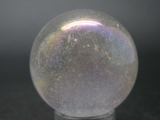 Beautiful Angel Aura Quartz Crystal Sphere Ball From Brazil - 1.1"