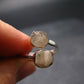 Phenakite Phenacite Crystal Silver Ring From Russia - Size 7 - 2.48 Grams