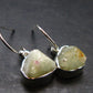 Rhodizite Rhodozite Silver Earrings From Madagascar- 1.0" - 3.64 Grams