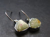 Rhodizite Rhodozite Silver Earrings From Madagascar- 1.0" - 3.64 Grams