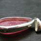 Rare Rhodochrosite Sterling Silver Pendant From Argentina - 1.5" - 7.09 Grams