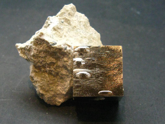 Perfect Pyrite Cube Cluster from Spain - 1.7"