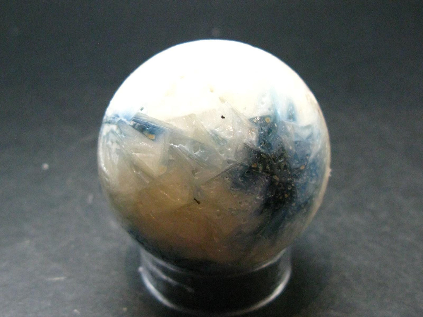 Blue Ice Glacierite Sphere from Indonesia - 1.7" - 132.85 Grams